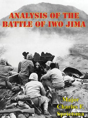 cover image of Analysis of the Battle of Iwo Jima